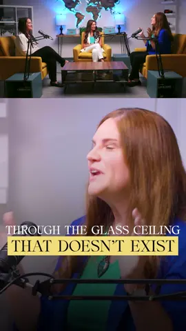 @tamarathompsonofficia sees women held back by the idea of a glass ceiling, waiting for “permission” or feeling unworthy—a made-up barrier. #fyp #foryou #tiktokpodcast