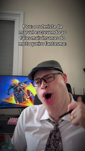 Eu sou o motoqueiro fantasma… ☠️🔥🏍️ #fyp #marvel #motoqueirofantasma #daniielbn 