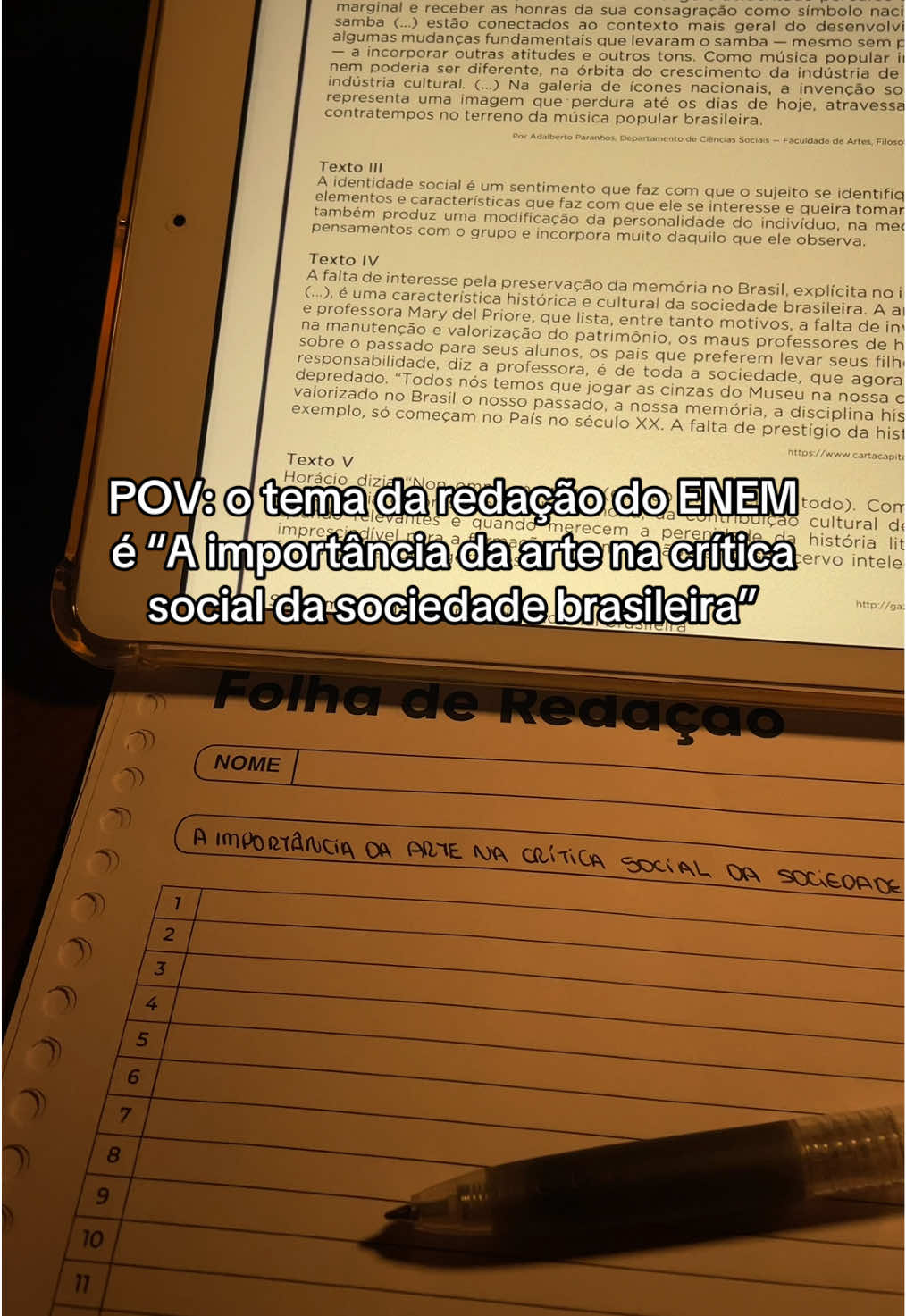 #fyp #study #enem #redacaoenem #redacao 