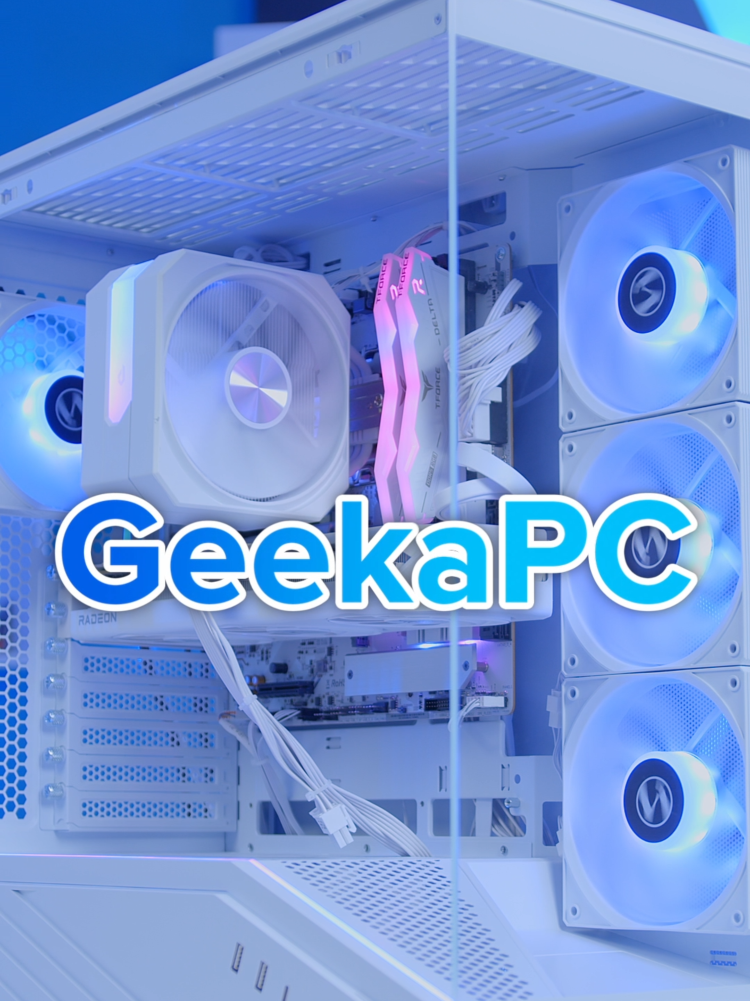 This $1000 Gaming PC is ICE Cold! 🥶 (And it's available on @geekapc 🤩) #pcbuild #pcgaming #1080p #fpsgaming #fyp