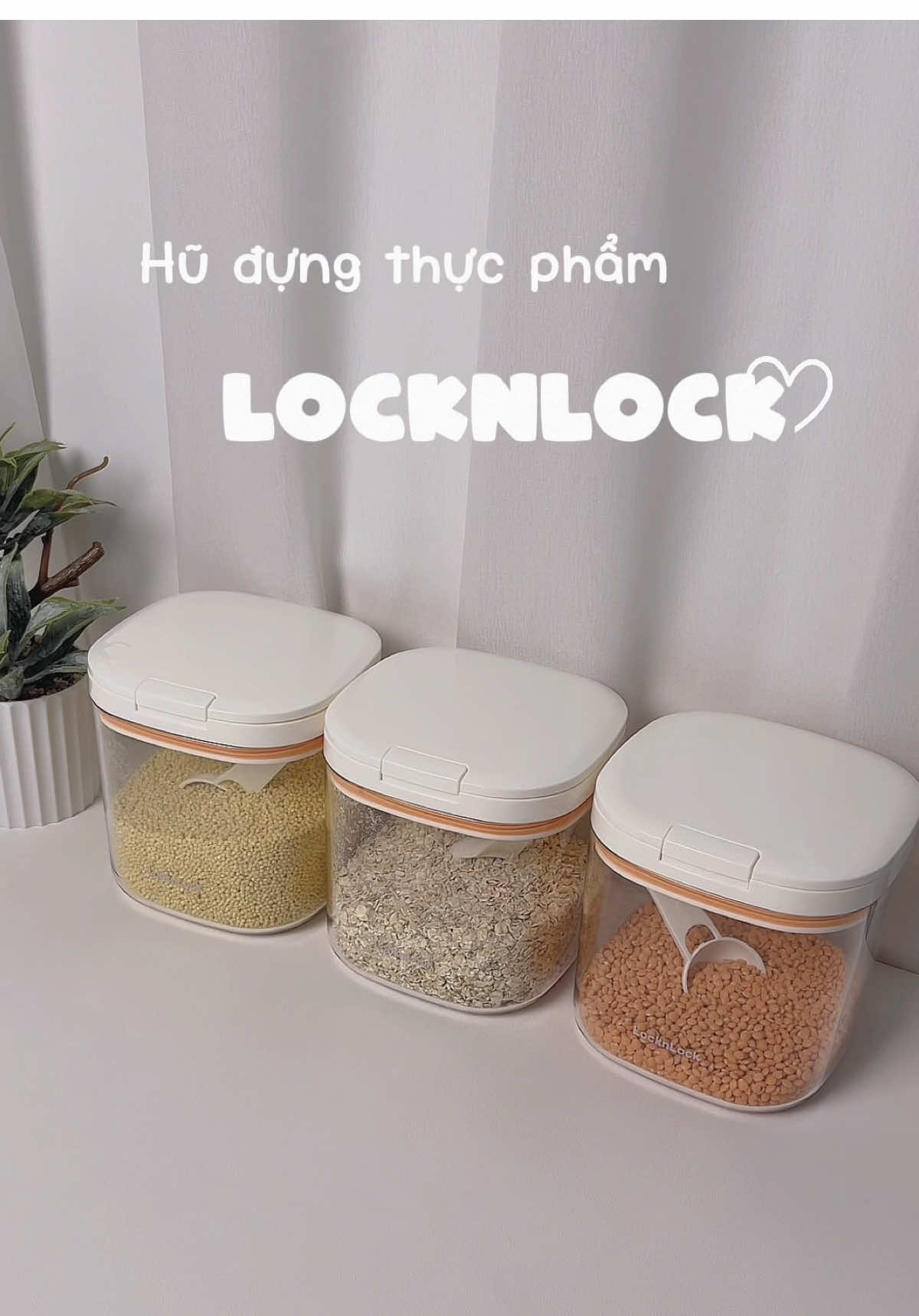 Hũ đựng thực phẩm LocknLock – gọn gàng, kín hơi, bảo quản thực phẩm cực chuẩn #locknlock #hudungthucpham #hopdungthucpham #mevabe 