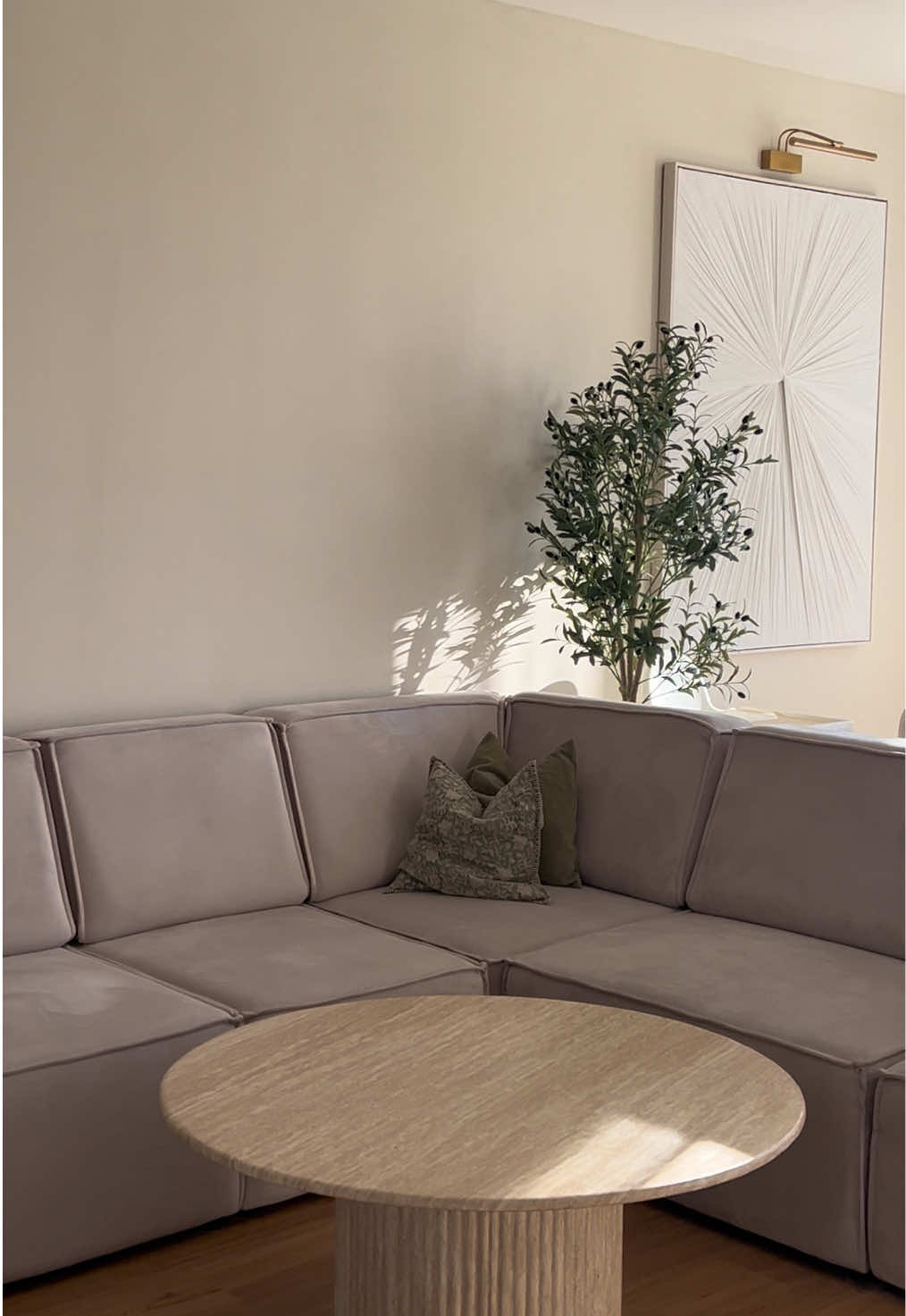 Going with the trend ✨ my cozy living room #homedecor #trend #roomtransformation #interiordesign #fyp 
