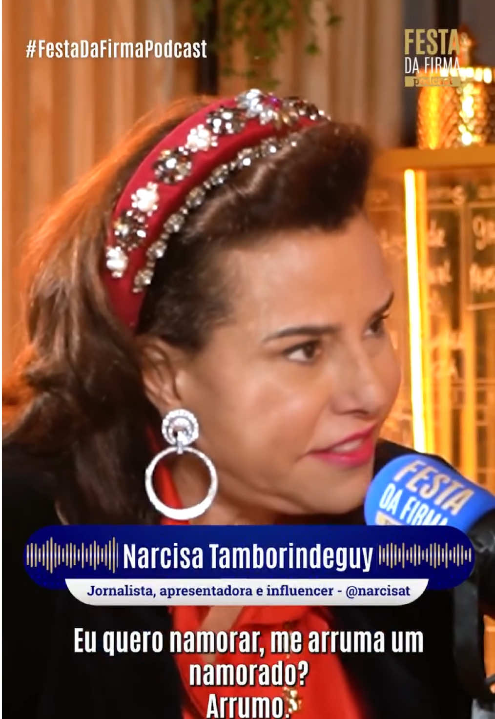 STATUS ATUAL DA NARCISA Vem descobrir quais são os requisitos pra mudar o status da @Narcisa Tamborindeguy ! 🤣 Quer saber tudo o que rolou? Confira o episódio completo! @Festa da Firma Podcast 