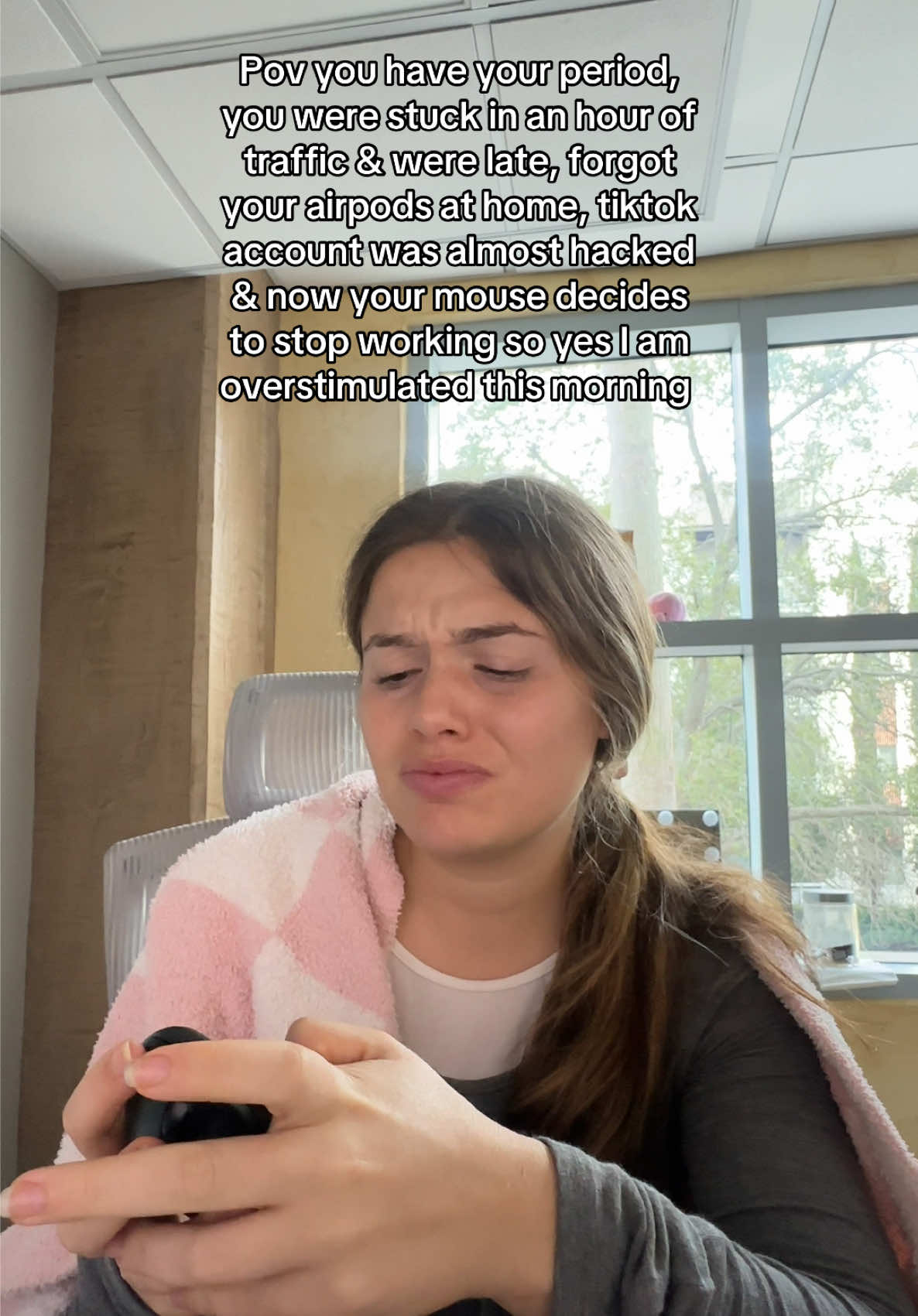 YES ALL THESE THINGS HAPPENED to me THIS MORNING.  In the spand of 3 hours. Worst monday morning of my life #mondaymorning #relatable #overstimulated #fyp #officehumor 