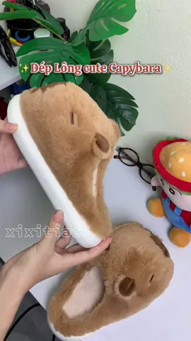 Dép Bông CuTe hình Capybara  #fypシ゚#dep #meme #vairal #xuhuong ✨💕🌷🌷