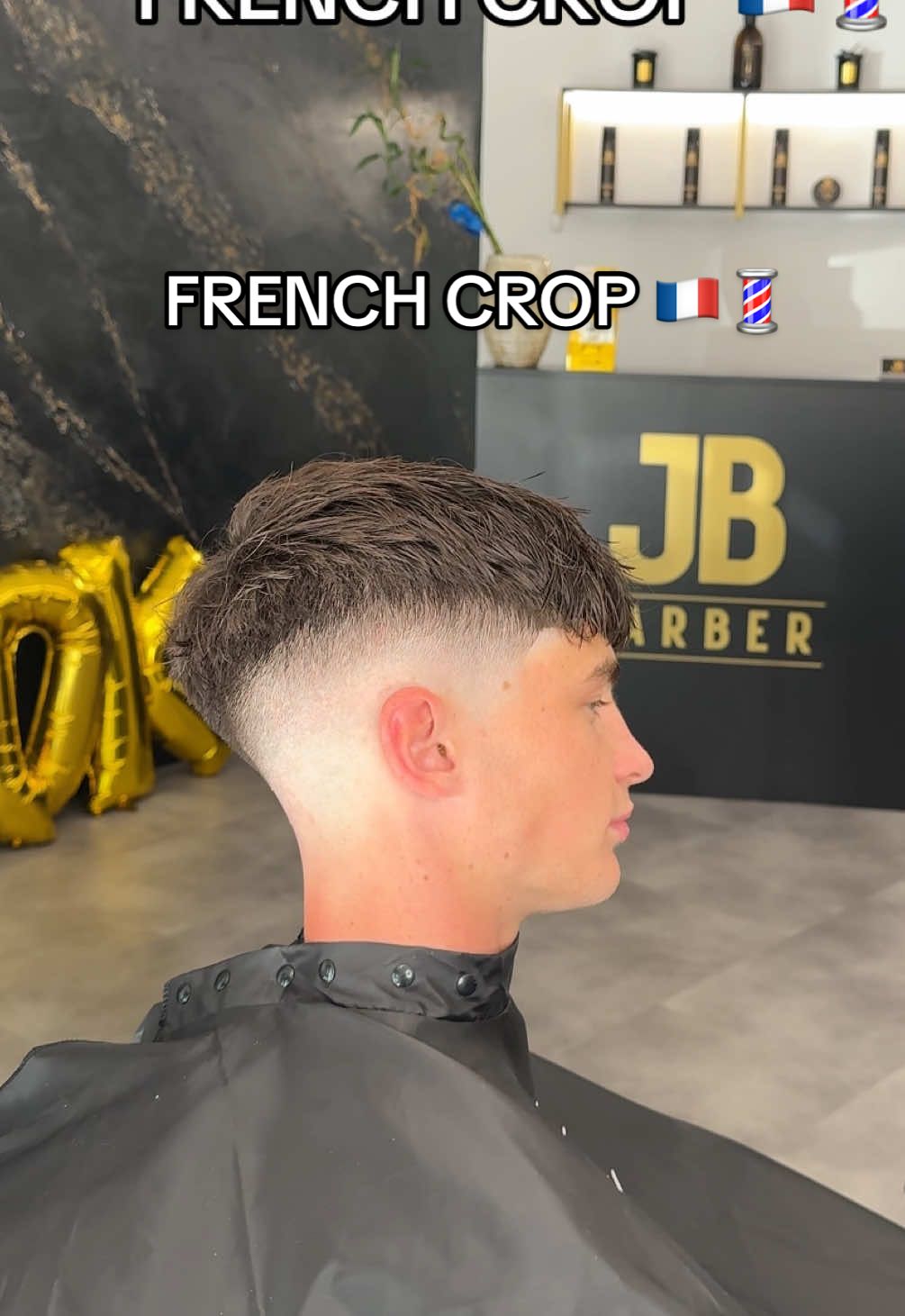 French Crop 🇫🇷💈 #jbbarber #frenchcrop #foryou #haircut 
