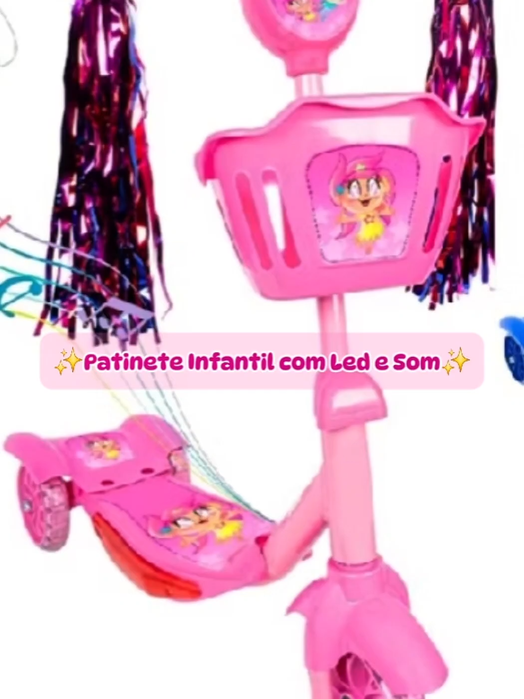 🛴✨ Diversão garantida para a criançada! ✨🛴 Dê uma olhada no Patinete Infantil 3 Rodas com LED, som e cestinha 😍 Perfeito para meninos e meninas, trazendo segurança e muita diversão! ✔️ Luzes de LED super divertidas ✔️ Sons que deixam a brincadeira mais animada ✔️ Cestinha prática para levar brinquedos ✔️ Estável e seguro com 3 rodas Por apenas R$99,90 🤩 👉 Garanta já na Shopee 🔗 COMO CONSEGUIR O LINK? 🔗 COMO CONSEGUIR O LINK? ✅️ Na descrição do vídeo ✅️ Comenta: QUERO PRODUTO 75 ✅️ Envie no direct: PRODUTO 75 ✅️ Copia e cola esse código no buscador da shopee: AFH-UHU-JZU #shopee #viral #decoracao #diadascriancaschegando #patinete