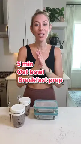 My 5-minute breakfast prep → 25g protein, omega-rich, high-fiber & clean ingredients. 🫐✨ ⠀⠀ I make this for the whole week with chia, oats, wild blueberries + a touch of maple. So simple, so filling. ⠀⠀ Full recipe is in my monthly meal-prep download with 20+ healthy recipes (just $6) - link in bio  #MealPrepRecipes #HighProteinBreakfast #HealthyBreakfastIdeas #EasyMealPrep #BreakfastTok