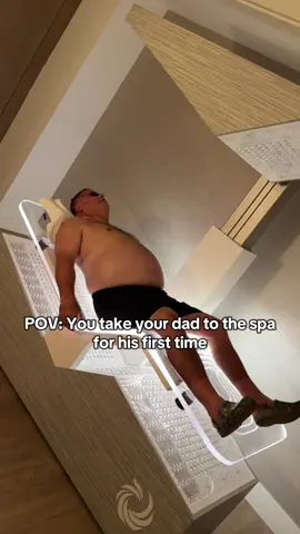 POV: You take your dad to the spa for his first time 😂😂😂 . . . . . . . #funny #fyp #viral #pov #dadsoftiktok 