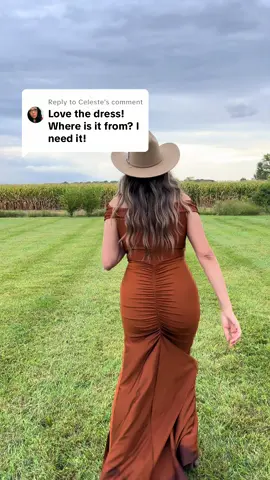 Replying to @Celeste  I got it from TTS 🥰 It’s linked down below. 🤍 it’s a stretchy material so it feels comfortable and flatters the body! #dress #gown #dresswithboots #vaquera #partydress 