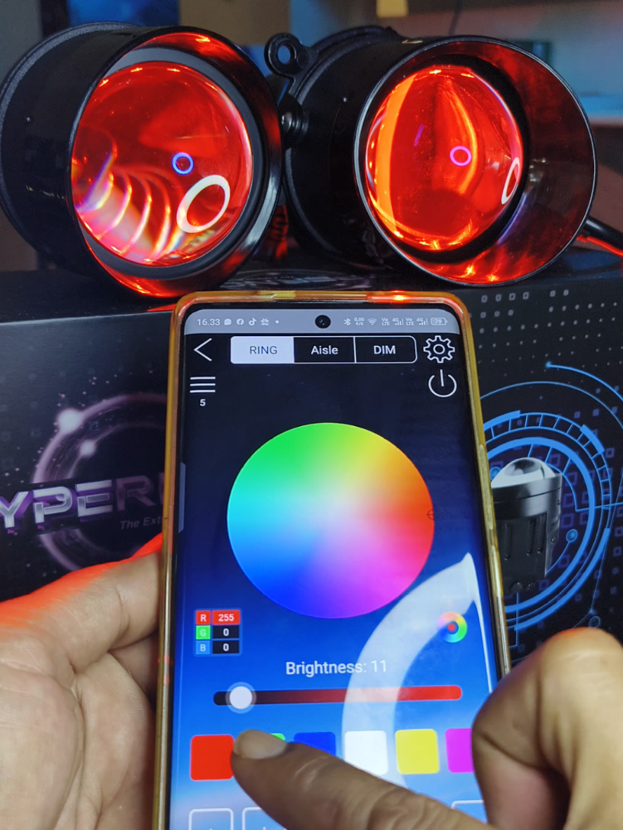 Mau Foglamp 3 inch kualitas Premium tapi harga ramah dikantong,sulusinya Hypernova S12 3 warna kini ready lagi bosku dengan demon / devil RGB bluetooth, makin keren, jangan nunggu barang kosong lagi, gass amankan di keranjang kiri bawah🔥 #foglamp #lampukabut #lampubemper #rgb #allweather 