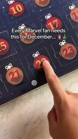 The perfect gift for every Marvel fan this December 🤭🎁 #marvel #marvelfan #christmas #gifts #marveltok  This marvel advent calendar comes with 24 figures of your favorite superheroes, ideal for a true Marvel fan