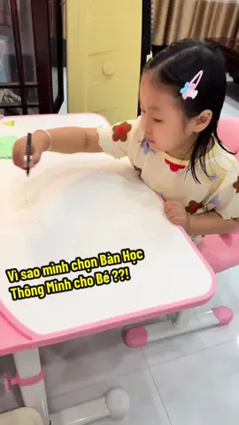 Có nên sắm Bàn học thông minh cho Bé không ??? #cungconkhonlon #mebimsua #kenhlamdepnhaxuxu #nuoidaycon #banhocchonggu 