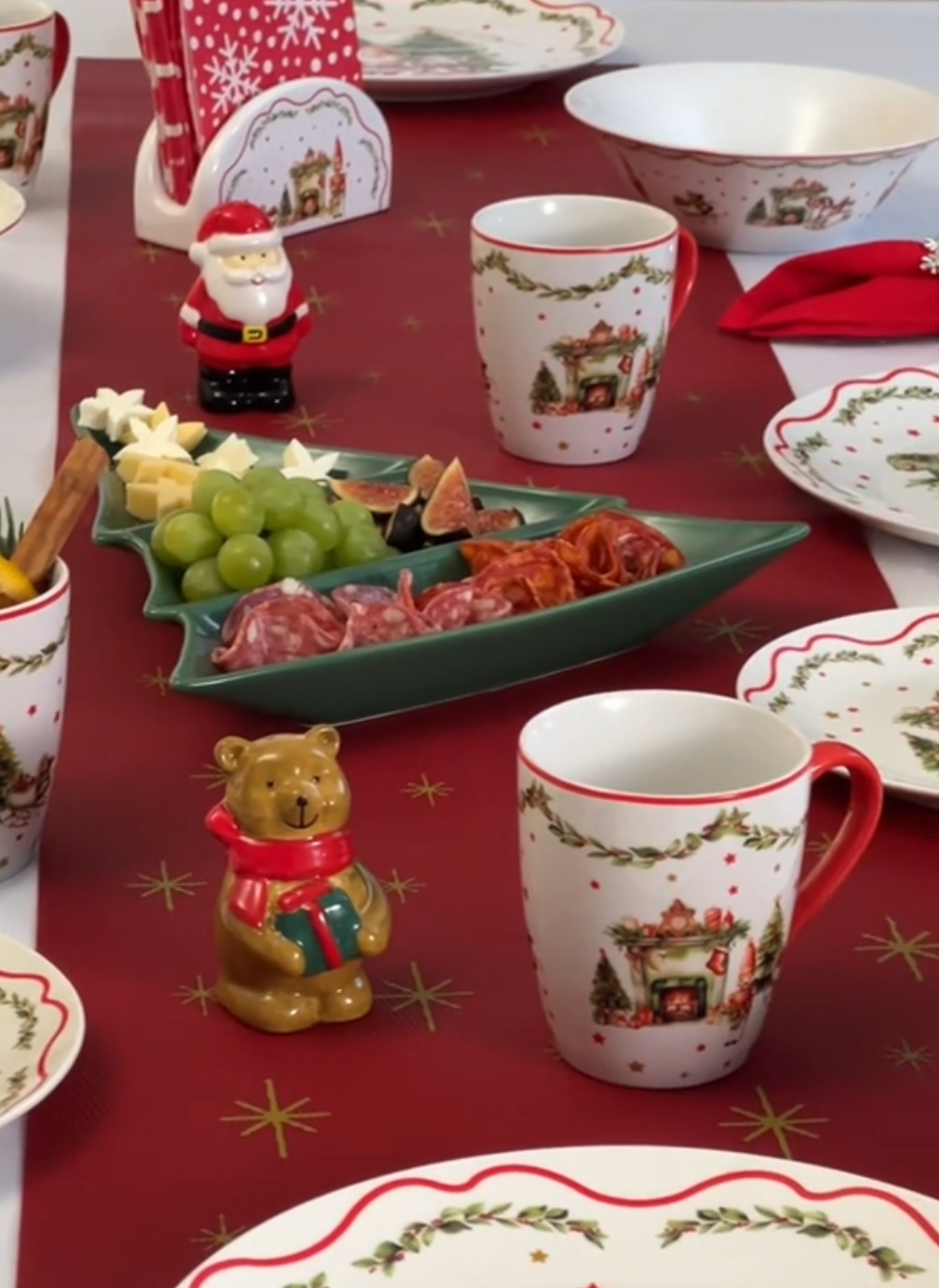 ✨🎅 Dale un toque mágico a tu mesa con nuestra vajilla SANTA-B 🎄 Perfecta para compartir la cena navideña. . . . #whatshome #merrychristmas #santaclaus #navidadentiktok #ventasnavideñas 