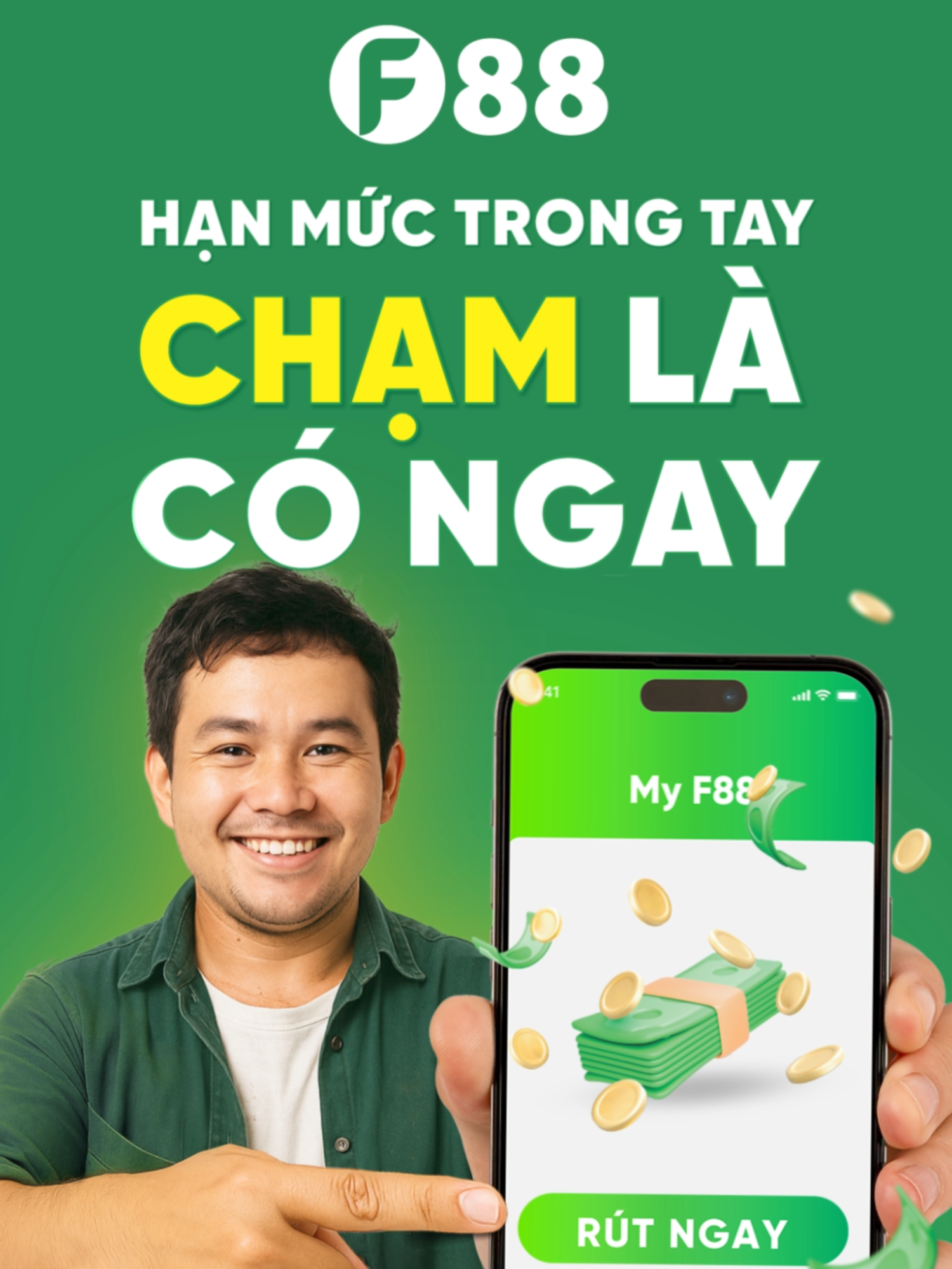 300 Triệu trong tay, nắm ngay mọi cơ hội. Khám phá hạn mức của bạn tại App My F88 #MyF88 #F88taichinhbinhdan #Vayhanmuctuanhoan #vaynhanh