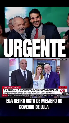 EUA acabam de punir mais um do Desgoverno! Membros do Governo Lula estão sendo punidos nesse momento. #politica #eua #vistoamericano 