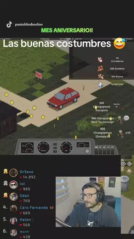 Asi con las costumbres y tradiciones 🤣. @Zombra Zhydark #tiktoklive #livehighlights #livegift #projectzomboid #interactive 