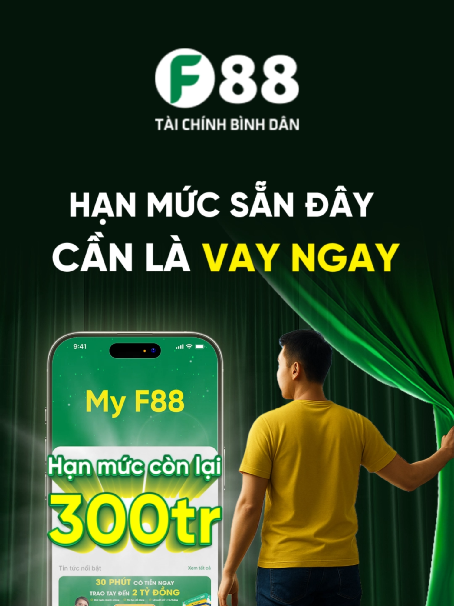 Có thể bạn chưa biết: Hạn mức của bạn tại F88 có thể lên đến 300 triệu. Kiểm tra ngay trên App My F88!#MyF88 #F88taichinhbinhdan #Xuhuong #Vayhanmuctuanhoan
