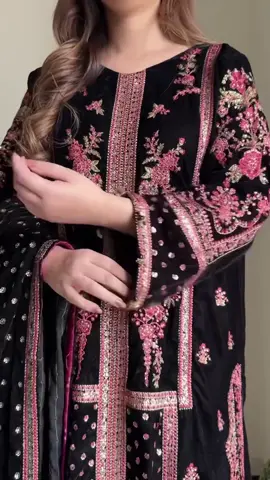 ANEELA’s VELVET 3 pc design - 8150/- 