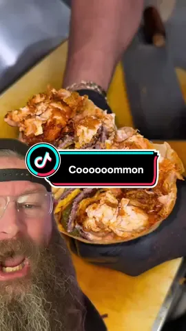Holy Crap @Bangin Buns This Looks AMAZING! #fyp #fypage #foryoupage #food #burrito 
