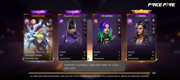 Jugando con un trabajador de garena y nos ayudo a subir #freefirelatam #FreeFireEsports #freefirelovers #freefirebrasil #ffshorts #freefireglobal #garenafreefire #Studiootaku #freefirecommunity @The FernaFF @Dani😍🫩&+@#9❤️ @samuel más y rubí 20 @Jesumart @Kenner BurgoZzZ 