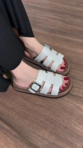 dép nữ quai ngang bản đan , chất liệu cao su non #dep #xuhuong #trending #viral #xyzbca 