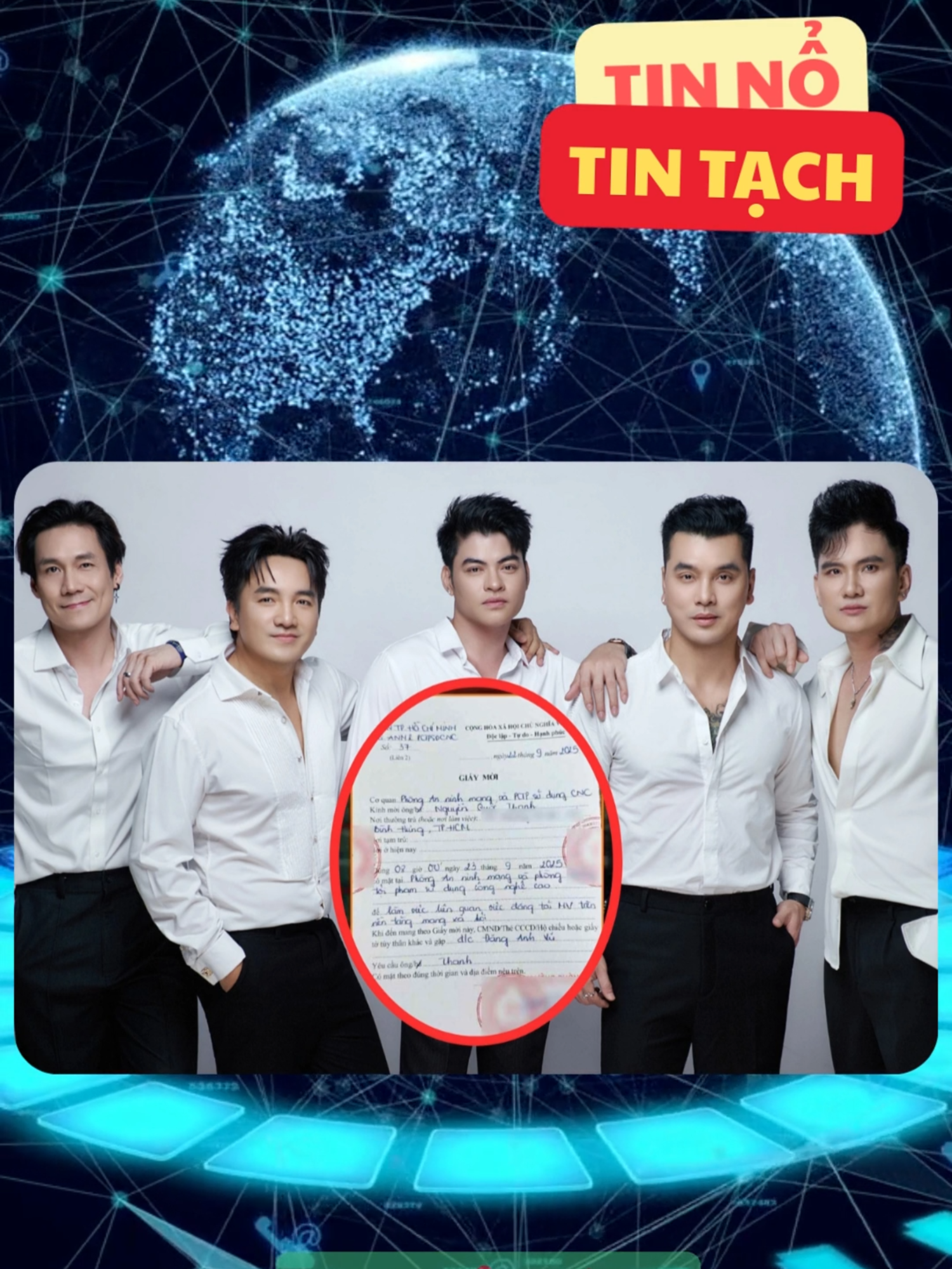 Ngũ Hổ Tướng – boyband mới toanh tưởng oai hùng như Tam Quốc, ai ngờ MV đầu tay Anh em trước sau như một lại vướng nghi án logo lạ. 3 ngày ra mắt → MV bay màu, công an vào cuộc. Từ “anh em keo sơn” thành “anh em… đỏ đen”? Drama này căng hơn cả phim truyền hình! 🎭🔥 👉 Xem clip để biết toàn bộ cú sốc Vpop 2025! #NguHoTuong #DramaVpop #ShowbizViet #UngHoangPhuc #KhanhPhuong #LamChanHuy #DuongNgocThai #LuuHung #MVAnhEmTruocSauNhuMot #ScandalVpop #Vpop2025 #nhacviet #tinnongshowbiz