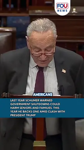 Sep 22, 2025 Last year, Sen. Chuck Schumer warned that a government shutdown would bring chaos for average Americans, especially seniors depending on Social Security. Now, in a sharp reversal, Schumer is being accused of promoting a shutdown to block President Trump’s agenda. The Senate Majority Leader has tied government funding to broader policy disputes, saying he refuses to move forward without concessions, even as deadlines loom. Critics argue this stance directly contradicts his own warning that shutdowns inflict pain on working families, seniors, and communities nationwide. The optics remain striking: a year after calling shutdowns reckless and dangerous, he is now willing to let one happen to gain political leverage. #tiktoknews #news #Schumer #GovernmentShutdown #DonaldTrump