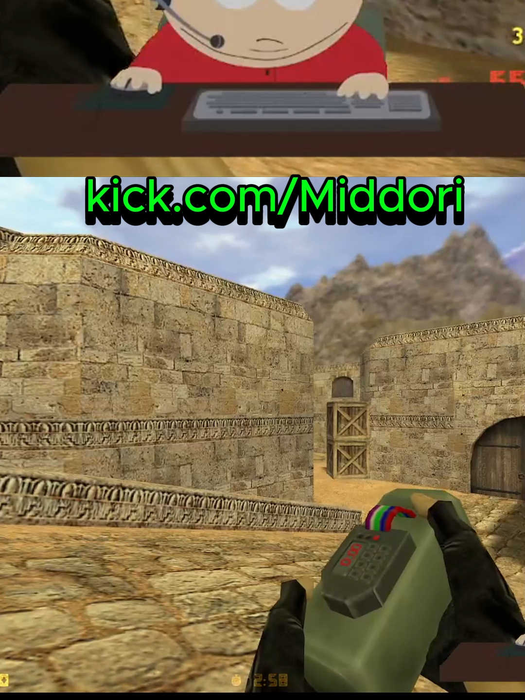1v1 en cs 1.6 con mi viewer mas fiel...#kick #fyp #kickstreaming #kickchileclips #español