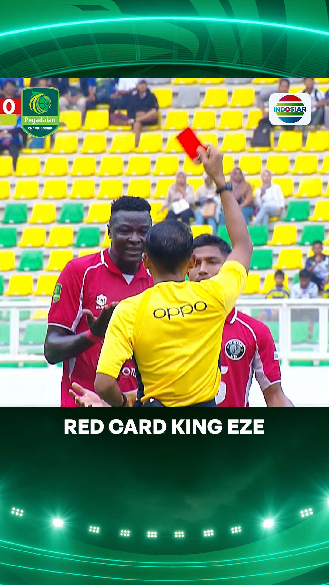 Ezechiel Ndouasel harus menerima kartu merah🟥 #PegadaianChampionship #IndosiarSports #IndosiarRumahSepakbolaIndonesia #MatchClip #AdhyaksaFC 