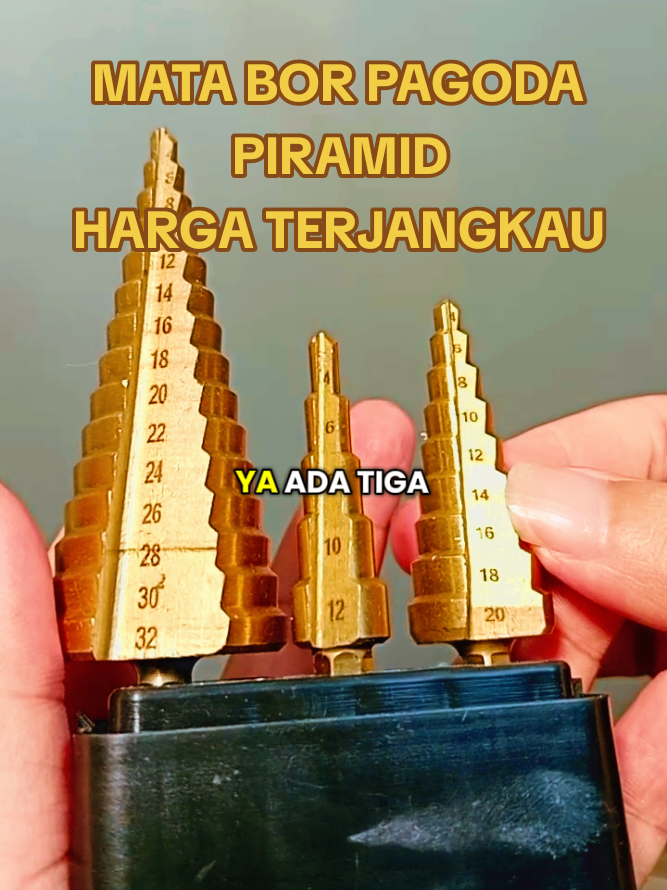 mata bor pagoda, mata bor kerucut, mata bor step #mataborpagodakerucut #mataborpagoda #mataborpagodamurah #alattukang #perkakastukang 