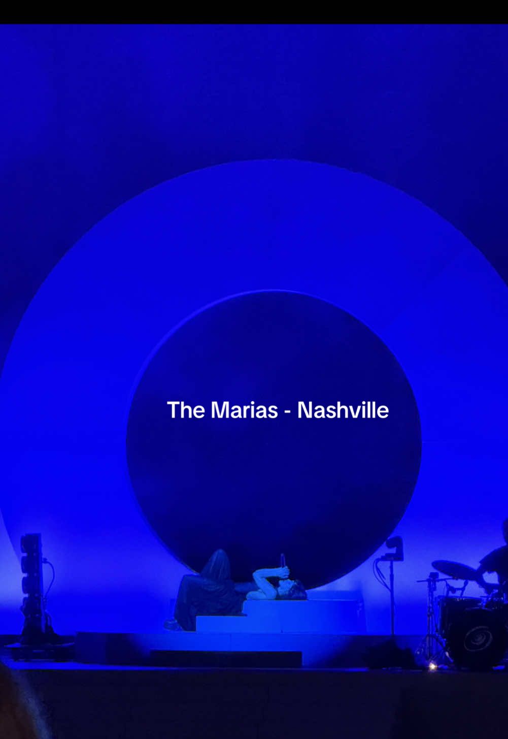 Such an iconic way to end the night me thinks 💫   Thank you @themarias for such an amazing show, we love you sm!! Safety always come first & we will always love you!!! 💙  The Maria’s in Nashville 9/21/25  #themarias #submarinetour #themariasnashville #themariassubmarine #mariazardoya #joshconway 