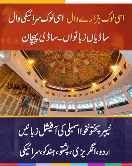 خیبر پختونخوا اسمبلی کی سرکاری زبانیں: اردو، انگریزی، پشتو، ہندکو اور سرائیکی #speakerkpassembly #babarsaleemswati #languages 