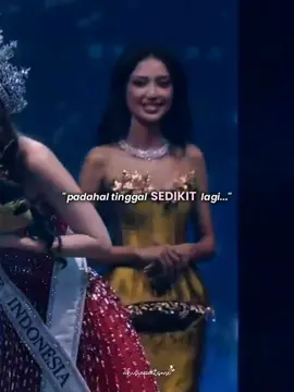 Nyesek memang jadi first runner up, but you’ve done your best Rita 🤗❤️ #ritanurmaliza #missuniverseindonesia2025 #pageant #firstrunnerup 