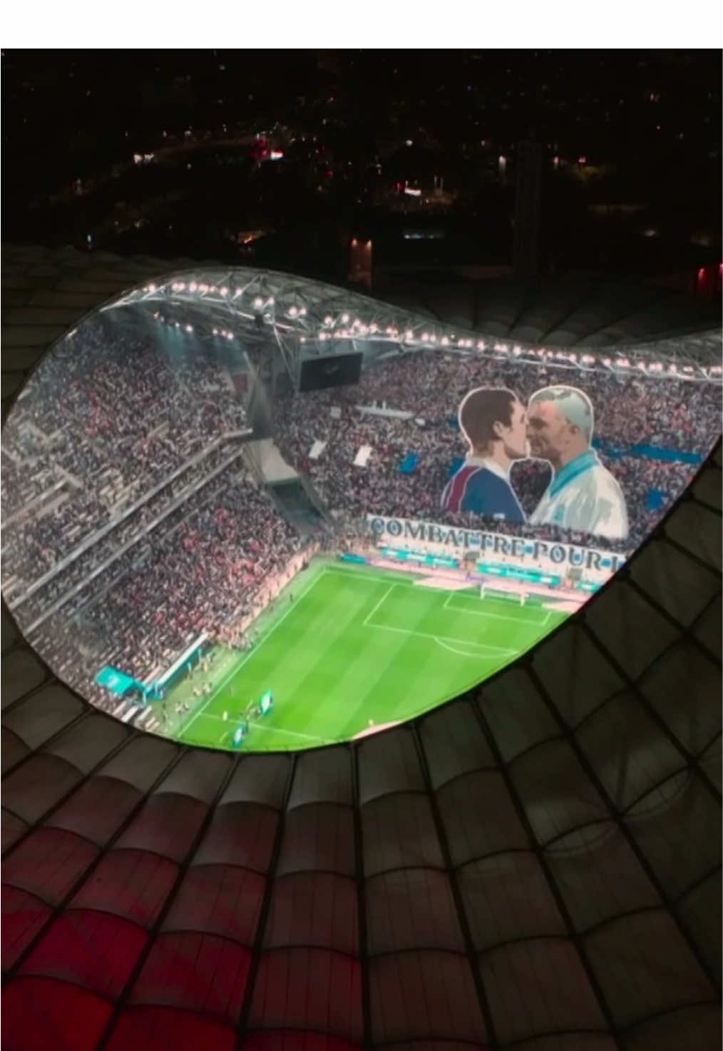 Le Classique night means Tifo night 🤩 #Ligue1 #ligue1mcdonalds #sportstiktok  #OMPSG #marseille 