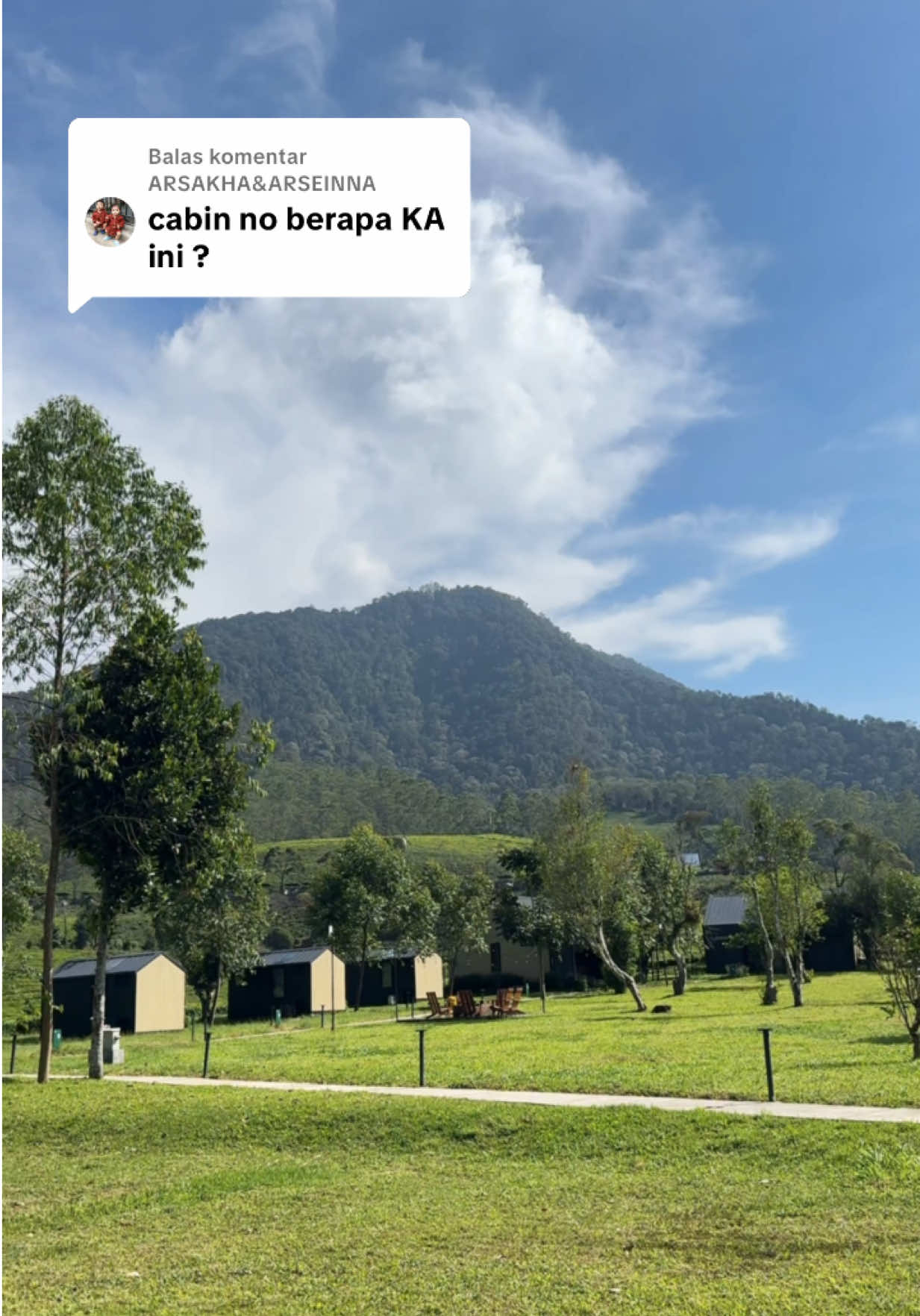 Membalas @ARSAKHA&ARSEINNA Semuanya cakep viewnya kalo di Bobocabin Pangalengan, ini nomor cabin selengkapnya. #jelajahhotelakhirpekan #bobocabin #pangalengan 