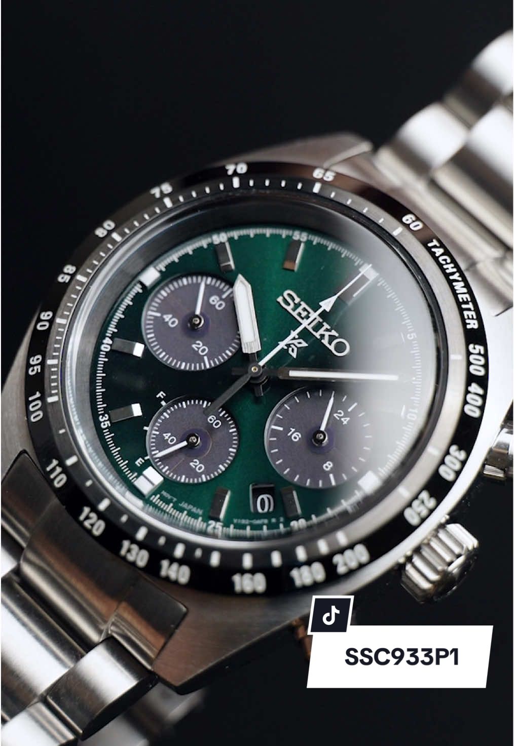 The Seiko Prospex #SSC933P1 is a solar-powered chronograph that blends sporty style with smart functionality. 
 
 Its 39mm stainless steel case houses a curved sapphire crystal and a sleek dial packed with features: dual time display, 60-minute chronograph, power reserve indicator, date, and a tachymeter scale. 
 
 Powered by light, it runs for up to six months when fully charged and stays accurate to ±15 seconds per month. With LumiBrite for low-light visibility and 10-bar water resistance, it’s built for everyday adventures with a touch of precision.
 
 #Seiko #SeikoPhilippines #SeikoProspex #Prospex