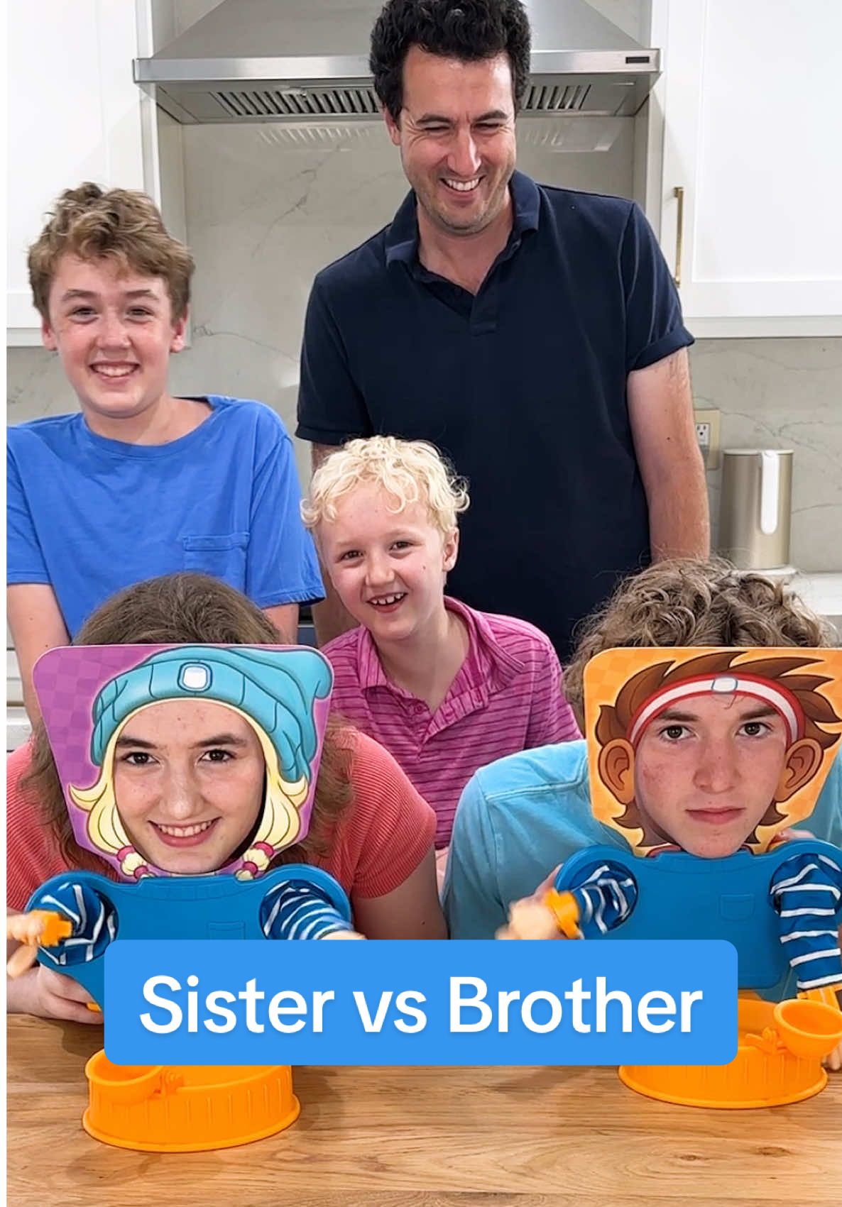 Sister vs brother! We're using two sets of Marshmallow Madness from @PlayMonsterFun to see who can eat 10 marshmallows first! #ad #marshmallowmadness #familygamenight #familygames #sisvsbro 