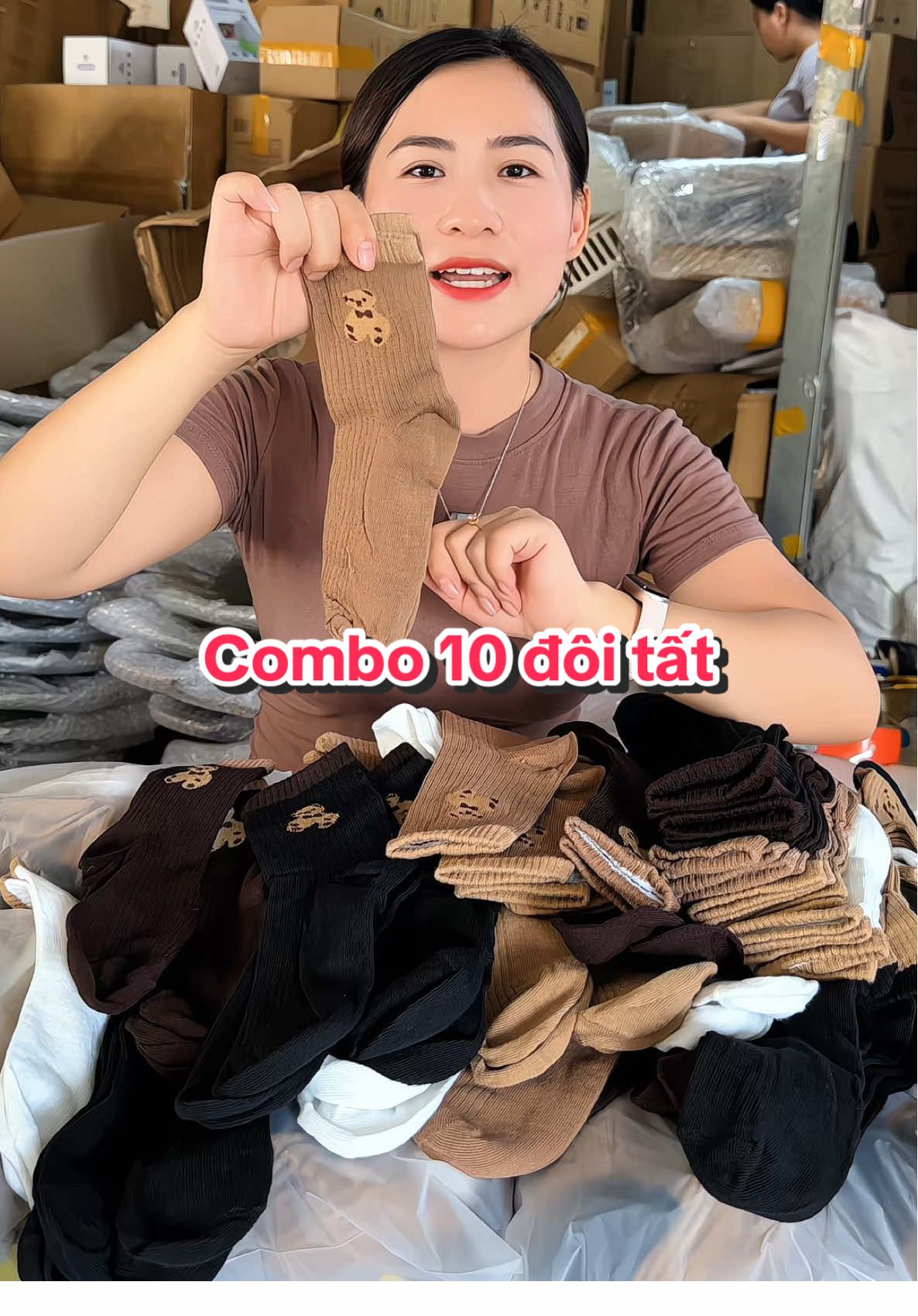 Combo 10 đôi tất gấu#nhungnhacua #tatgaucocao #tatcoton #tt79store #tiktokshop 