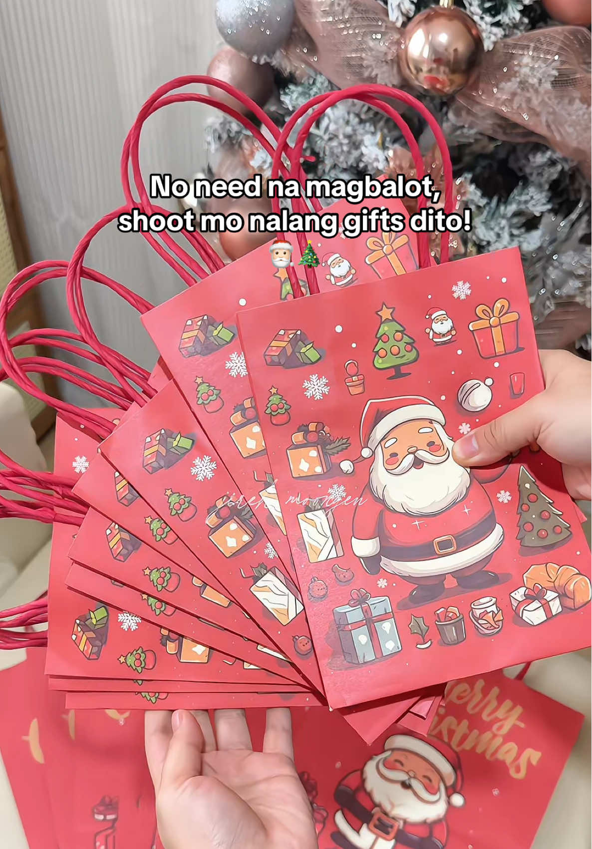 Replying to @Roann Hermosa regalo nalang ang kulang! 😅  #paperbagforchristmas #christmasgiftbag #christmaspaperbag #paperbagforgifts 