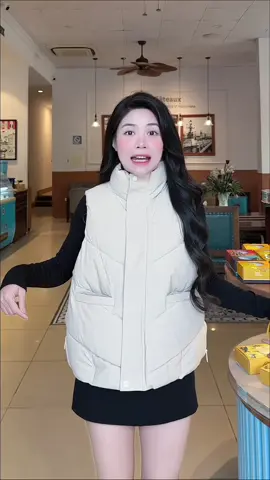 Áo gile phao đẹp ấm #huyenchauoi #xuhuong #gile #gilephao #gilephaonu 