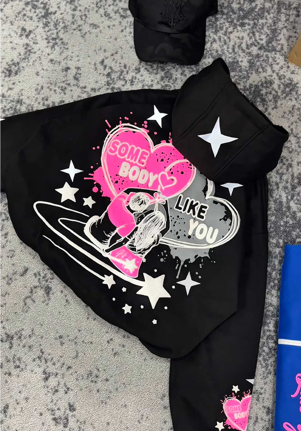 Somebody like you🖤💙#fyp #fypシ゚ #hoodie #hoodieboxy #jaket 