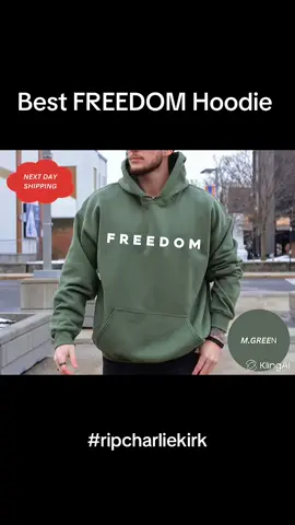FREEDOM hoodie to tribute him #charliekirk #freedom #hoodie #usa🇺🇸 #viral 