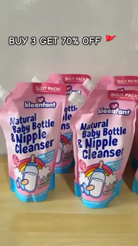 BUY 3 GET 70% OFF 🚩  #kleenfant #kleenfantnaturalbabybottlecleanser #babybottlecleanser 