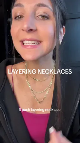 I love a good layer necklace especially when they come separately #necklace #titokshoprestock #tiktokshopfinds #jewelryfinds 