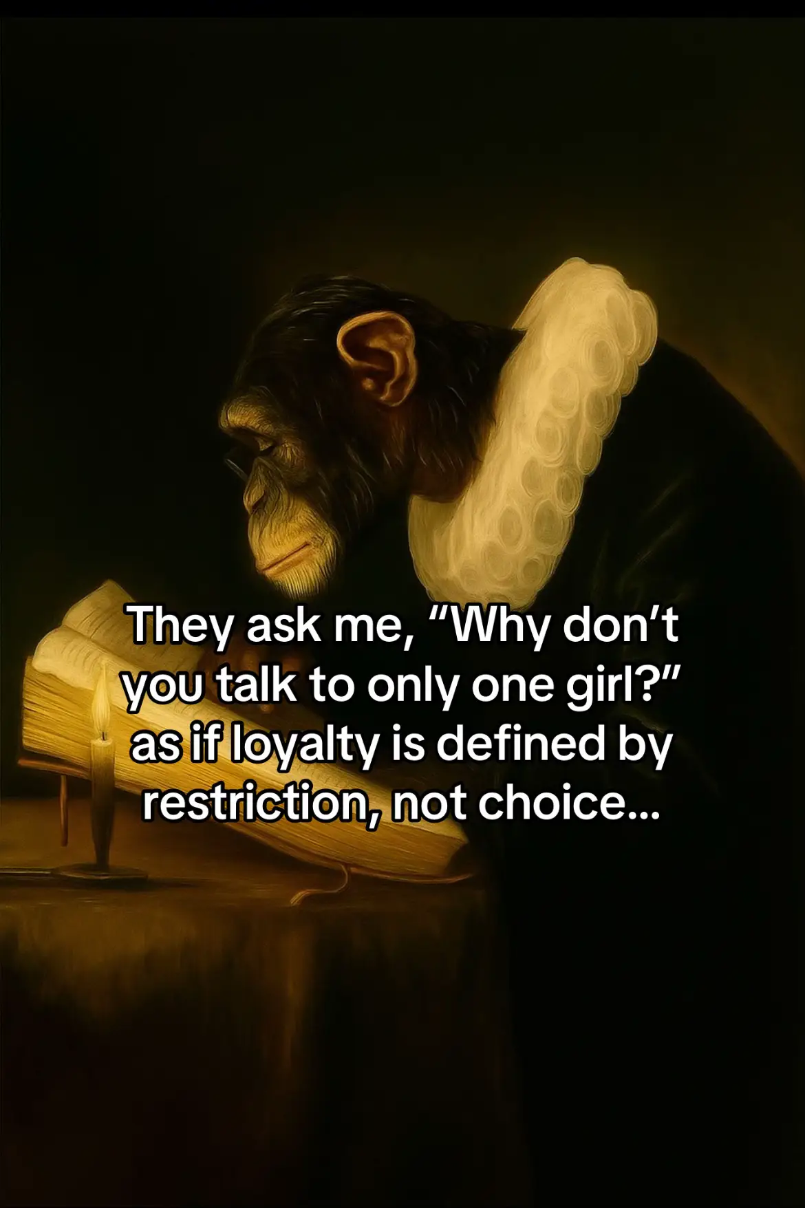 #monkey #philosophy #fyp #monkeytrend #relatable 