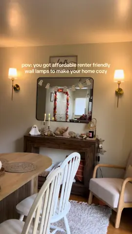 No electritian, no damage. Just simple lighting 🤍 #walllamps #livingroomdecor #homefinds #homeupgrades #dealsforyoudays 