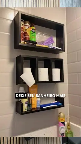 🛁 Kit 3 Nichos Triplos em MDF – Organização e Estilo para seu Banheiro Deixe seu banheiro mais funcional e sofisticado! Perfeito para organizar itens de higiene, decorar o ambiente e manter tudo sempre à mão. ✔ Design moderno e elegante ✔ Já vai montado, fácil instalação ✔ Resistente à umidade, ideal para banheiros ✔ Versátil: também para lavabo, sala ou lavanderia ✔ 100% MDF de alta qualidade ✔ Cores: Preto, Branco ou efeito Granito 👉 Comente 