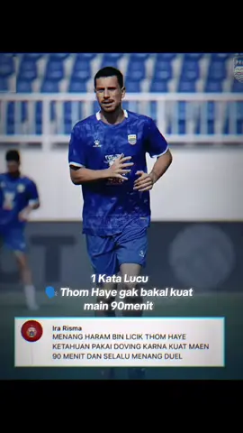 1 kata lucu  🗣️Thom haye gak bakal kuat main 90menit 🤣#CapCut 