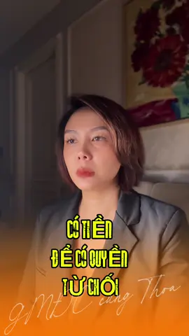 Có tiền để có quyền từ chối! #TuDoTaiChinh #phunuvatudo #LearnOnTikTok #PhatTrienBanThan #PhuNuLamChu 